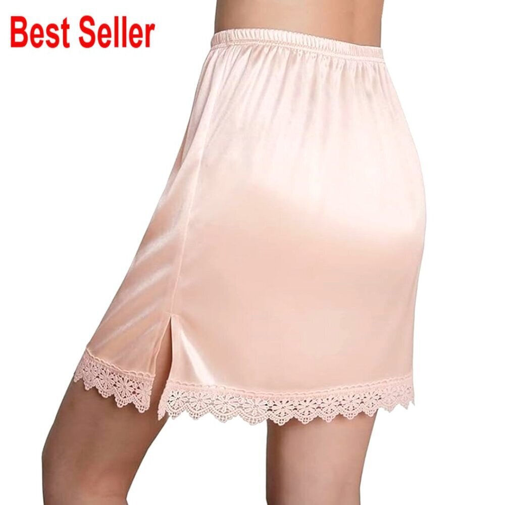 Elegant Half Slip with Lace Trim for Dresses Minimal Chic Evening Wear